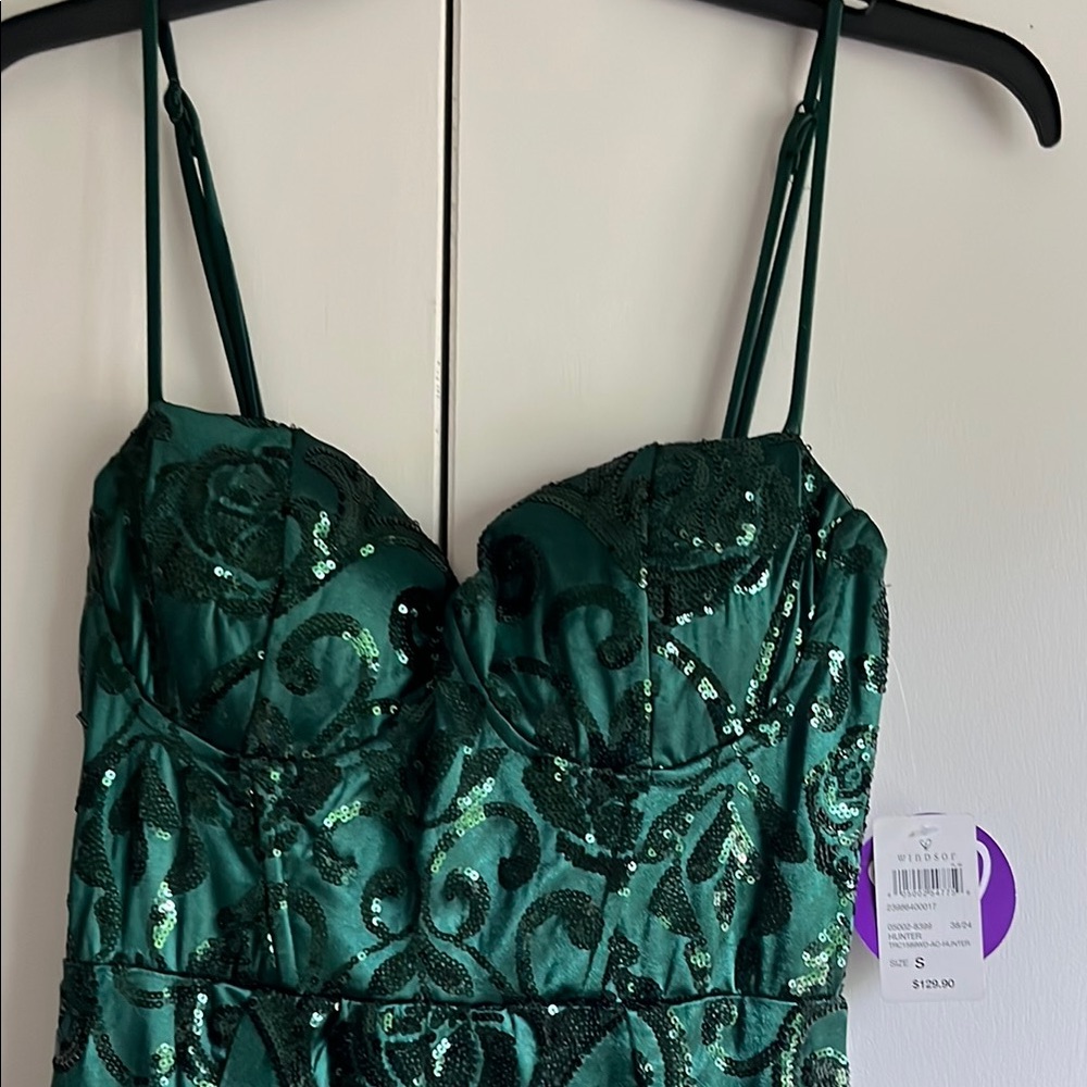 Hunter Emerald Sequin Dress